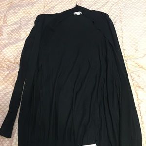 Black cardigan